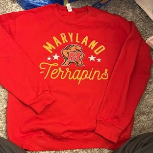 Maryland Terrapins star sweatshirt crew neck